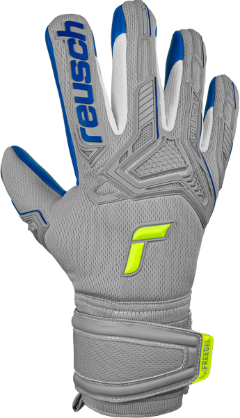 Reusch Attrakt Freegel Silver 5270235 6006 yellow grey front